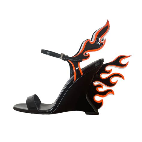 prada hot rod shoes price|Prada Flame Wedge Shoes: The Heels Everyone .